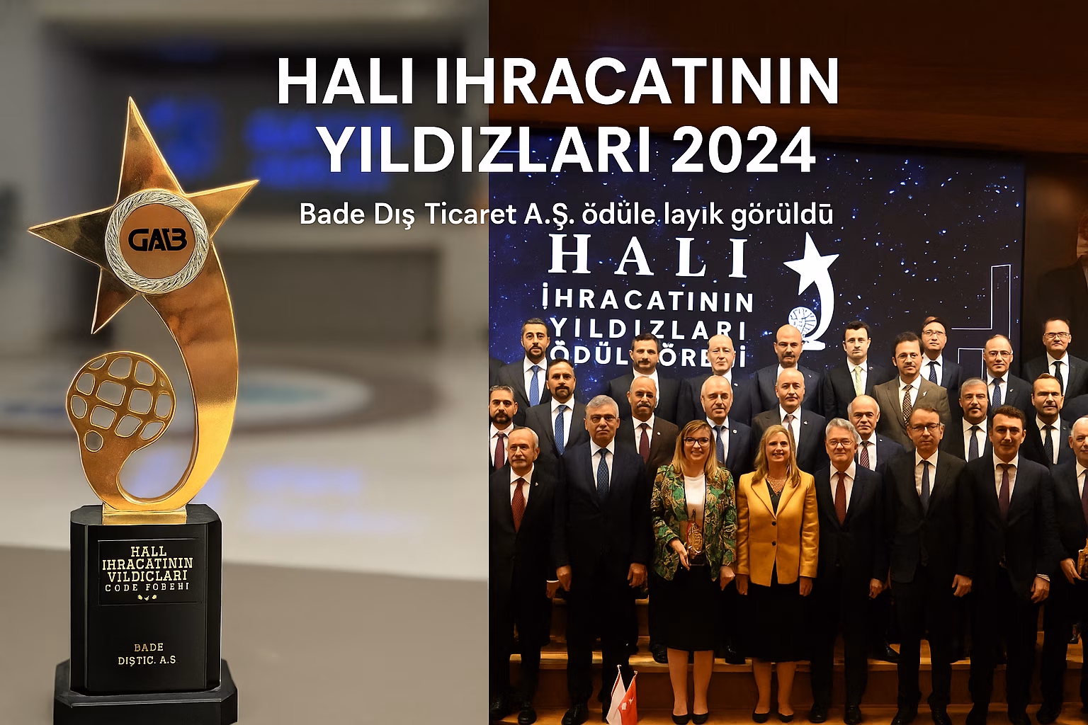 Bade Halı’ya “Halı İhracatının Yıldızları” Ödülü
